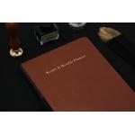 Synthetic Leather Daily Weekly Planner 120 Sheets For Conference / Student Notes