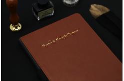 China Synthetic Leather Daily Weekly Planner 120 Sheets For Conference / Student Notes supplier