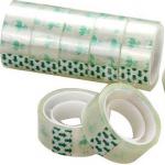 18mm Pure Crystal Clear BOPP Stationery Tape Strong Adhesive ISO&SGS Certificated