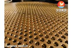 China ASME SB171 C71500 Copper Nickel 70/30 Tubesheet For Heat Exchanger supplier
