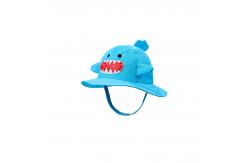 China Wide Brim Blue Cartoon Bucket Hat UPF 50+ SGS UPF Certificate supplier