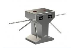 China Half Height Double Sides Controlled Access Turnstiles With Dual Mechanism supplier