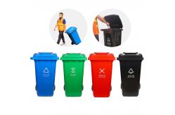 China Eco Mobile Garbage Bin 240L HDPE 660L Garbage Bin For Public Place supplier