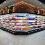 1200L Multideck Open Chiller Electronic Controller Commercial Refrigerator Display for sale