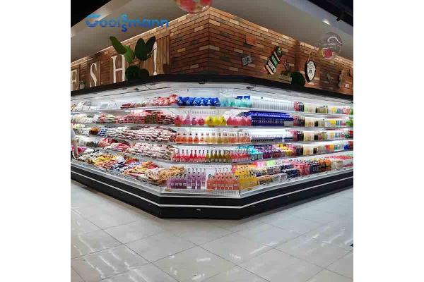 1200L Multideck Open Chiller Electronic Controller Commercial Refrigerator Display