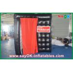 Photo Booth Enclosure Red Business Open Air Photo Booth Waterproof / Durable CE / UL for sale
