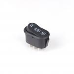 Long Lifespan Black Oval Rocker Switch On Off On Three Pins Two Position for sale
