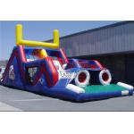 Inflatable Obstacle Slides For Football , Commercial  Adult Inflatable Obstacle Course For Sale for sale