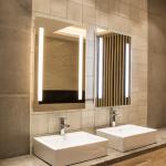 High End LED Full Length Lighted Bath Vanity Mirror with Rust Resistant Chassis for sale