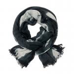 wholesales fashion head hijab custom logo tassels women silk scarves