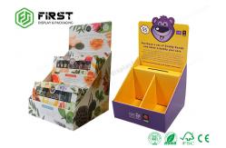 China Offset Printing Counter Display Boxes Custom Made Folding Cardboard PDQ Counter Display supplier