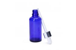China 1oz 2oz  Clear Glass Bottle Essential Oil Bottles With Golden Dropper supplier