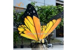 China Animated Animatronic Insect Large Size Butterfly Model for Wetland Park supplier