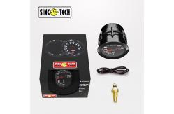 China 638 Sensor White Sinco Tech Dash Lcd Display Oil Temperature Gauge supplier