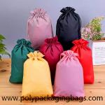 White Plastic Shopping Bag White Drawstring Backpack Eco Friendly for sale