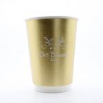 Disposable Drinking Paper Cup 450ml Round Lightweight Custom Printed