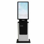 Multifunction Self Payment Kiosk Ordering System Currency Exchanging for sale
