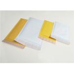 Shipping Size 4 Kraft Bubble Mailers  , White / Yellow Mailing Envelopes 9.5X14 for sale