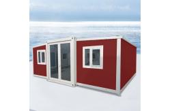 China Expandable Container House with Steel Frame and Weather-resistant Sandwich Panel supplier