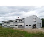 Prefabricated Steel Structure Warehouse For Workshop / Poultry House