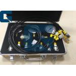 Durable Excavator Hydraulic Pump Pressure Test Gauge , Main Pump Pressure Test Kit for sale