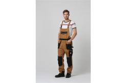 China Left Hammer Loop Mens Work Bib trousers, 320gsm Workwear Bib Pants supplier