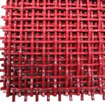 Woven Wire Mesh Long Service Life Bullet PVC Anti Rust Crimped Wire Mesh for sale
