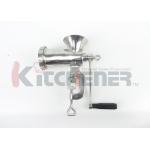 Manual Food Grinder For Deer Beef Pork , Hand Meat Blender Machine With Three Stuffing Tubes for sale