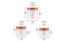China Refillable PET Cream Jar 100g Flat Top Cap Scrub Plastic Container supplier