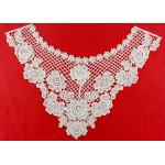 Floral Guipure Lace Appliques For Clothing / Emrbroidered Water Soluble Lace Applique Patches for sale