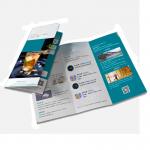 Glossy Lamination Custom Brochure Printing Coated Recycled Paper Brochure Printing for sale