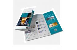 China Glossy Lamination Custom Brochure Printing Coated Recycled Paper Brochure Printing supplier