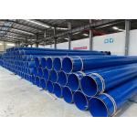 ASTM A106 3LPP Coated Steel Pipe Plain End / Bevelled End Burr Removed for sale