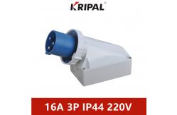 China Single Phase 63A 125A IP67 Industrial Electric Wall Mounted Plug supplier