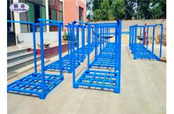 China Stackable Tire Racks For Warehouse , Powder Coated Metal Stackable Steel Racks supplier