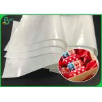 Food Grade Certified Roll 40G + 10G PE White Kraft Paper For Packaging Sugar for sale