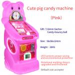 Playful Pig Colorful Candy Dispenser Coin-Operated Game Machine Characters Endless Fun Ideal Gift For Kids for sale