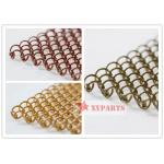 1.0mm Wire Architectural Metal Coil Curtain With Ceiling Mounted Track System for sale