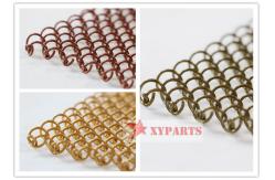 China 1.0mm Wire Architectural Metal Coil Curtain With Ceiling Mounted Track System supplier