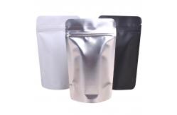 China Zipper Lock Self Supporting BOPP Coffee Pouch Packaging With Valve supplier