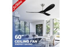 China Home No Noise Energy Saving Ceiling Fans With Real Wood Blades supplier
