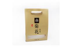 China Tea Exquisite Paper Packaging Boxes With Window and Handle Custom Size supplier