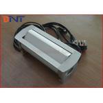 UK Standard Desktop Conference Table Socket , Table Manual Rotating Power Outlet