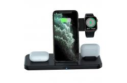China Dual 15W Custom Wireless Charger 4 In 1 Compatible Multiple Devices supplier