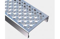 China Steel Anti Slip 6mm Grip Strut Safety Grating Perf O Shape Panel supplier
