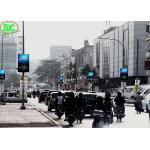 P6 WIFI 3G Pole Street Advertising LED Display Screen Sign Outdoor Usage for sale