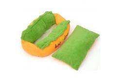 China Soft Fiber 0.8kg OEM And ODM Dog Lounger Bed supplier