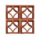 7% Absorption Terracotta Facade Panel Breezeway Tile In Classical Design For Decorative Garden Brick Decoration for sale