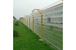 China 3mm 4mm 4.5mm Garden 3D Wire Mesh Fence Panel With Peach Posts supplier