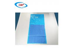 China SMS Laparotomy Surgical Drape Kit Blue Non Woven supplier